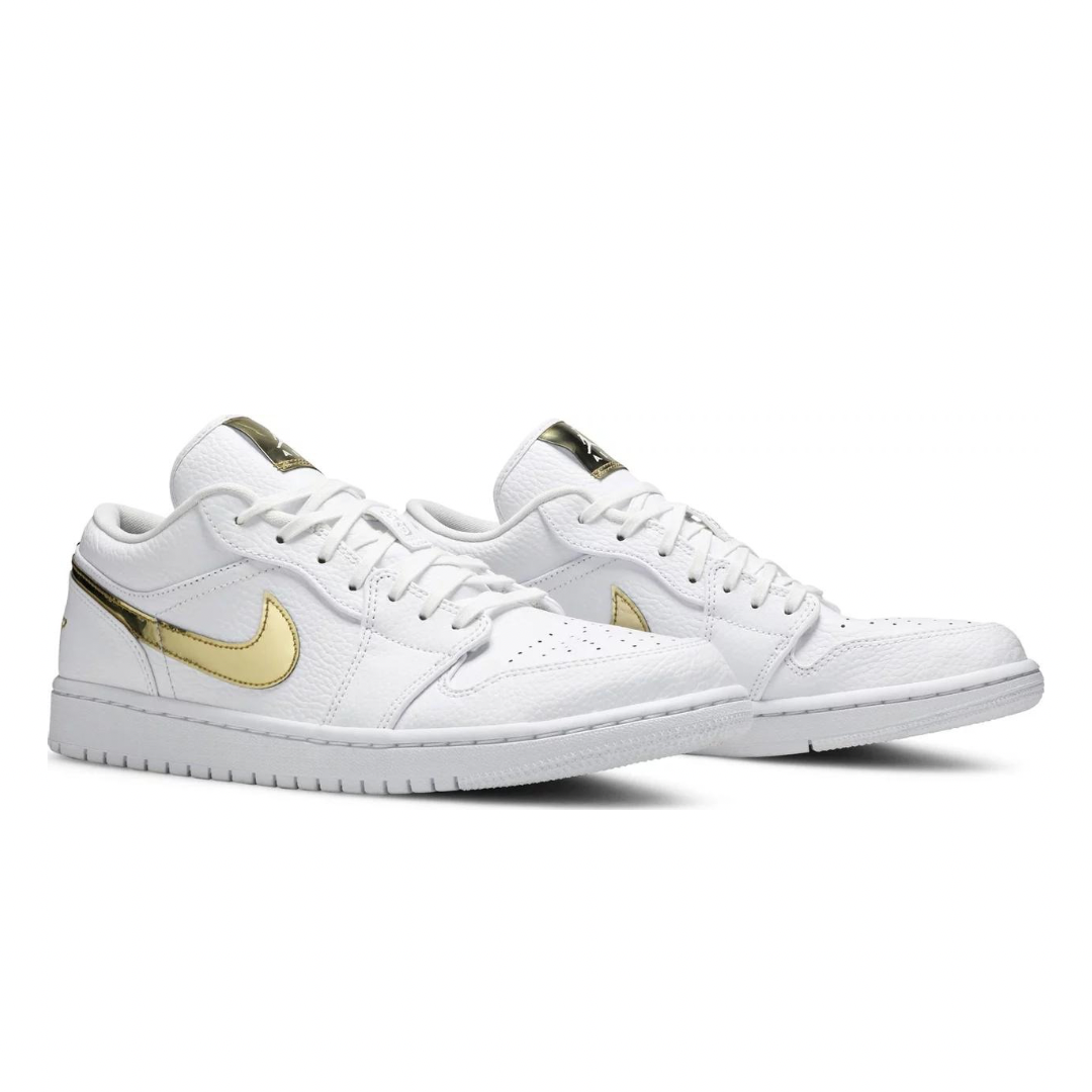 Air Jordan 1 Retro Low “White Metallic Gold” (W)