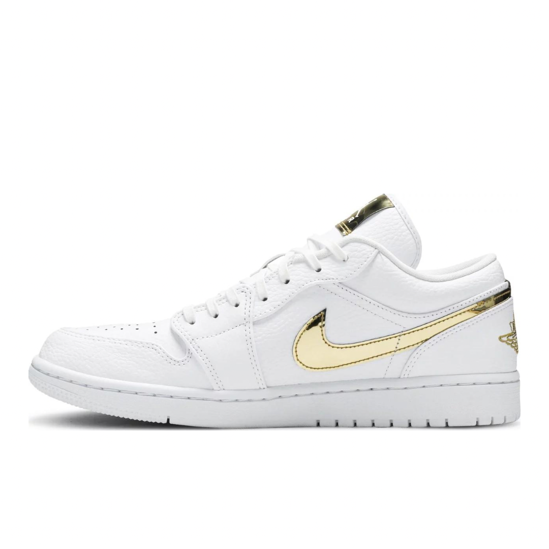 Air Jordan 1 Retro Low “White Metallic Gold” (W)