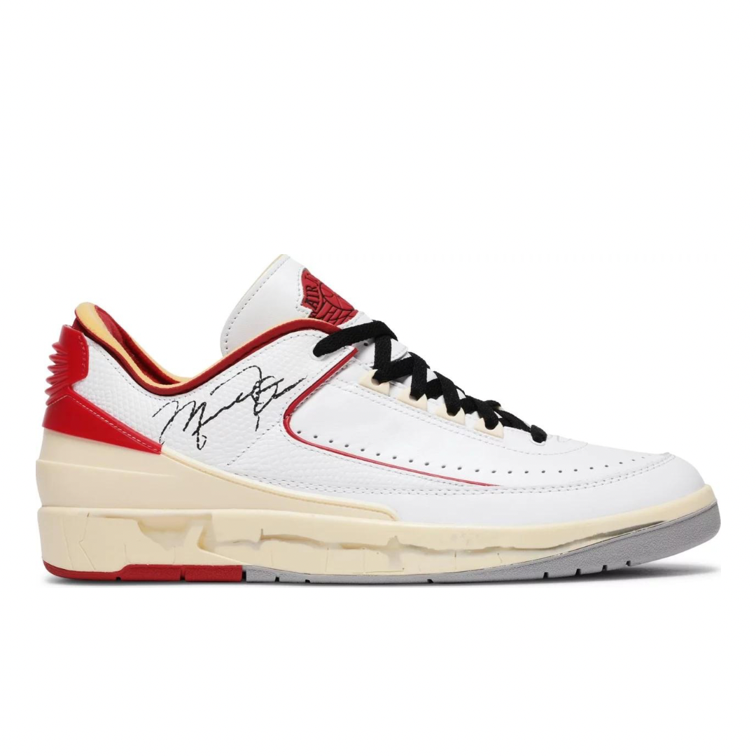 Off-White x Air Jordan 2 Retro Low SP “White Varsity Red”