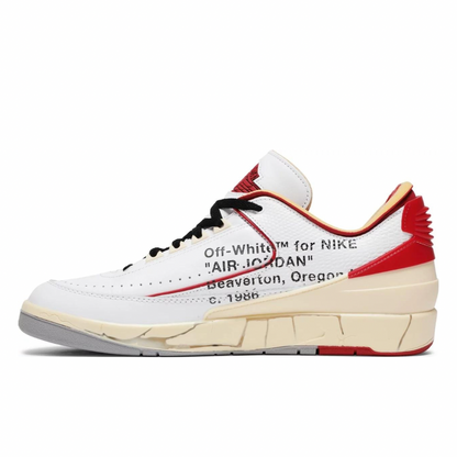 Off-White x Air Jordan 2 Retro Low SP “White Varsity Red”