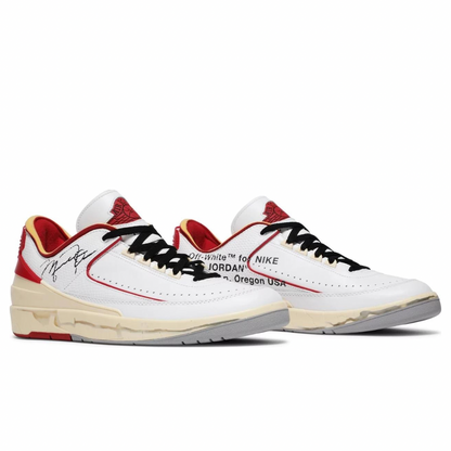 Off-White x Air Jordan 2 Retro Low SP “White Varsity Red”